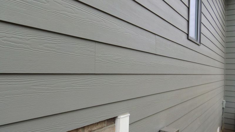 Fiber Cement Siding in Place